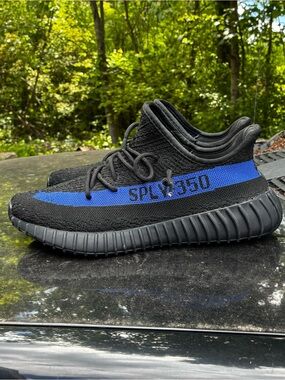 Adidas Yeezy 350 v2 black and blue